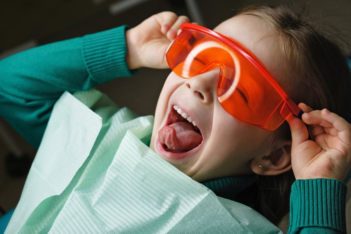 Kid on a Dentist's Seat